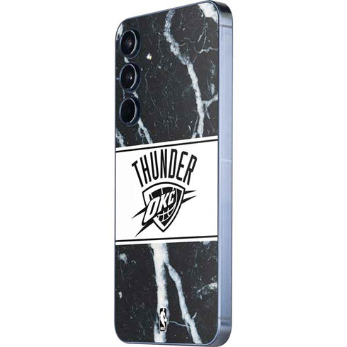 NBA Oklahoma City Thunder Marble Galaxy A35 5G Skin